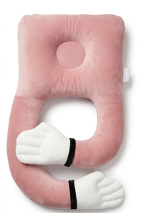 Baby Hug Pillow U-Shaped Infant Support Pillow – Blush Pink