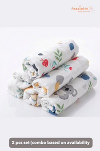 Baby Washcloth 2pcs Pack Muslin Cotton Cloth