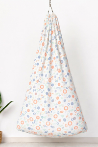 Baby Cradle Organic Cotton Hanging Cradle – White