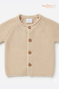 Baby Woolen Sweater – Soft Knit Winter Wear (Beige)