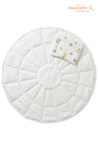 Baby Tub Bed Soft Infant Lounger Support Bed – White