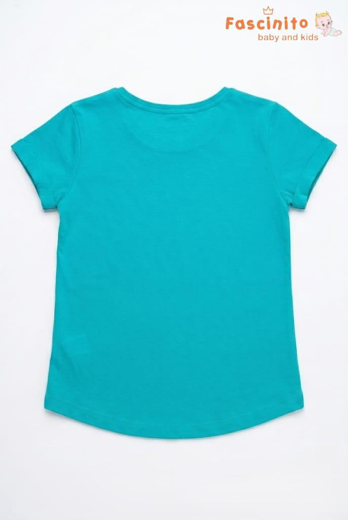 Girls Graphic T-Shirt – Teal Stronger Than You Think Tee