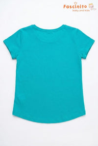 Girls Graphic T-Shirt – Teal Stronger Than You Think Tee