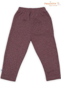 Boys Loop Knit Jogger Pants – Burgundy Summer Paradise Print