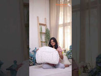 Baby Mosquito Bed – Grey Foldable Net Bed with Cushion