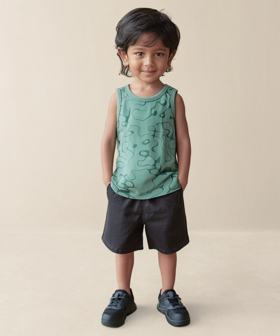 BOYS SLEEVELESS T-SHIRT