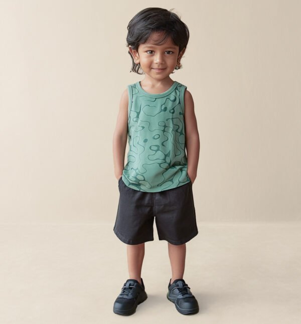 BOYS SLEEVELESS T-SHIRT