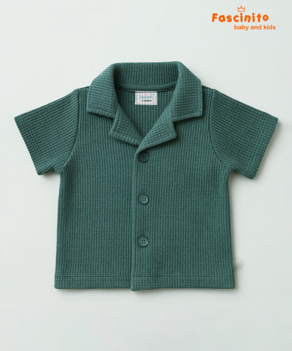 NOTCHED COLLAR SHIRT