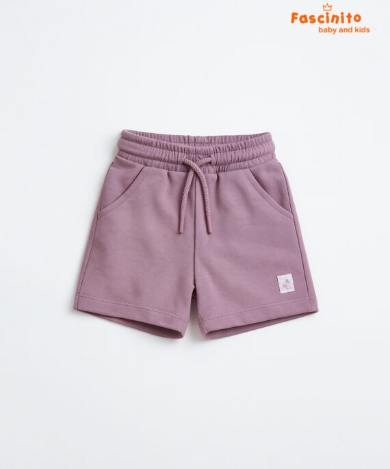 MAUVE COTTON SHORTS