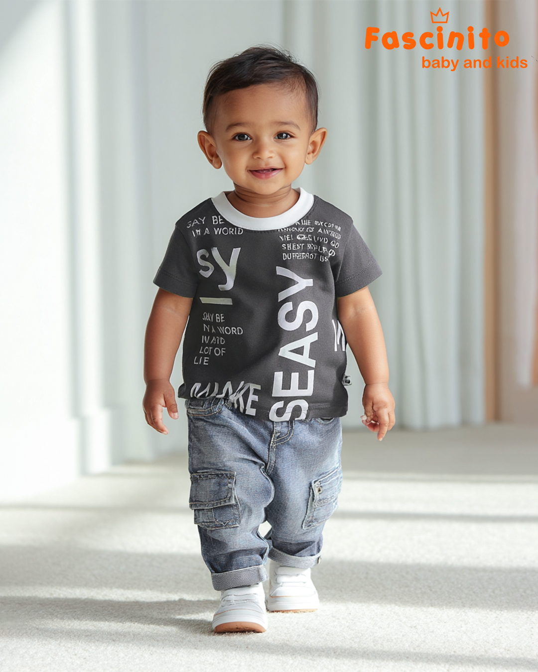 BLACK HALF SLEEVE T-SHIRT