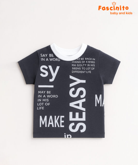 BLACK HALF SLEEVE T-SHIRT