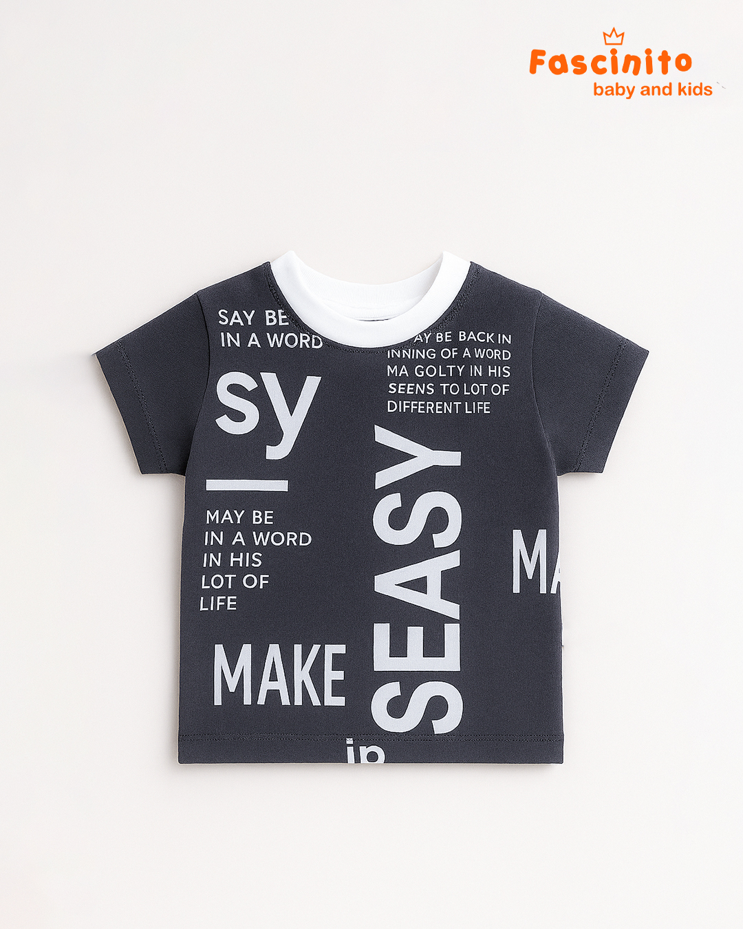 BLACK HALF SLEEVE T-SHIRT